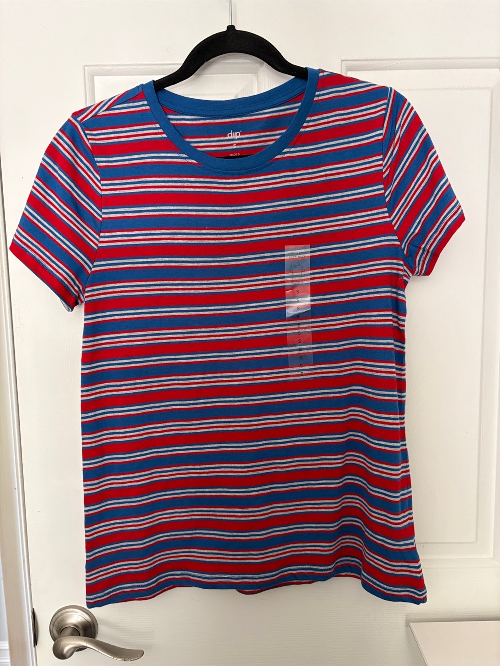 dip Blue & Red Striped Short-Sleeve Tee